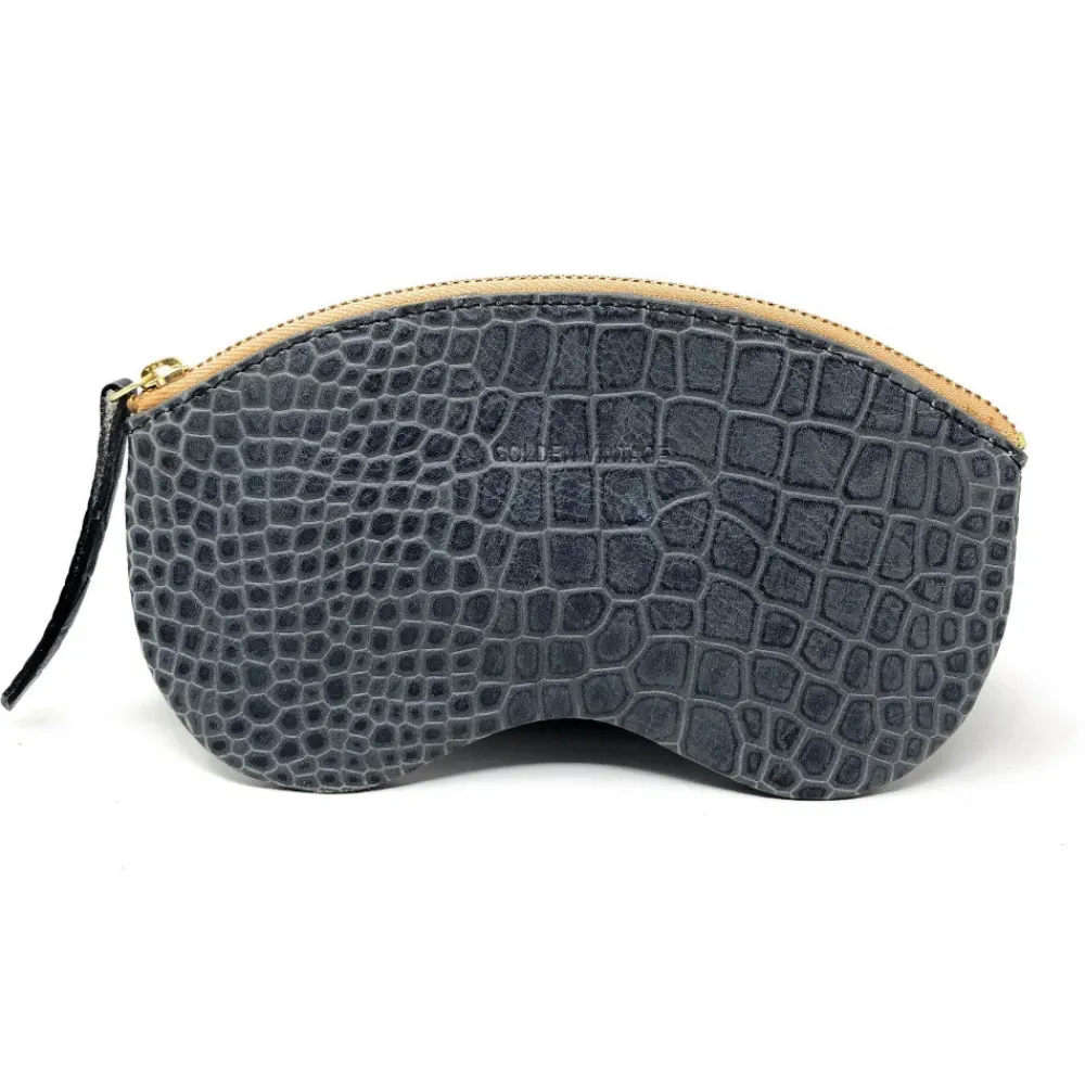 OH MY BAG Etuis À Lunettes-Etui à lunettes en cuir à motif GOLDEN VINTAGE