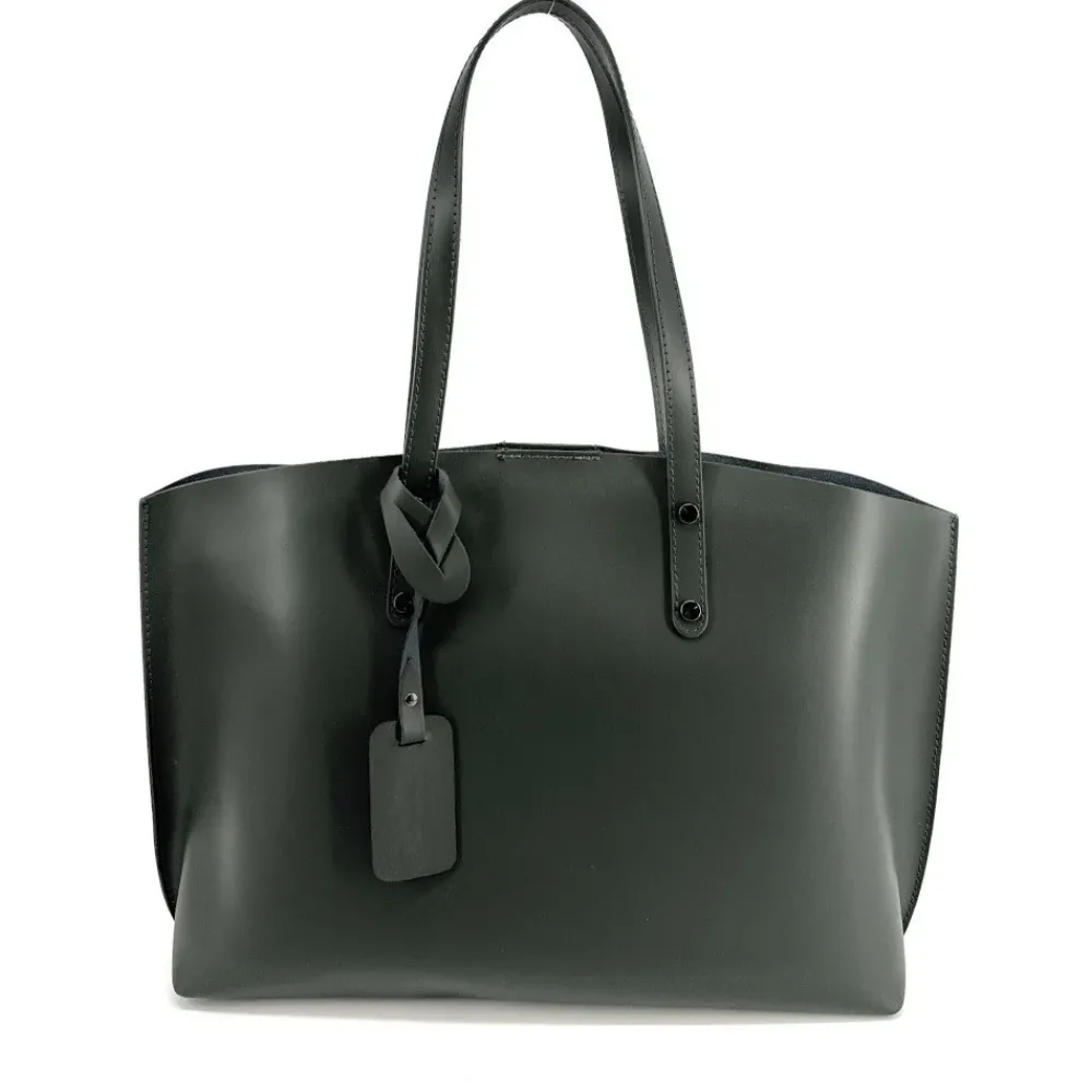 OH MY BAG Sacs En Cuir Lisse-Grand sac cabas en cuir lisse VINCENNES