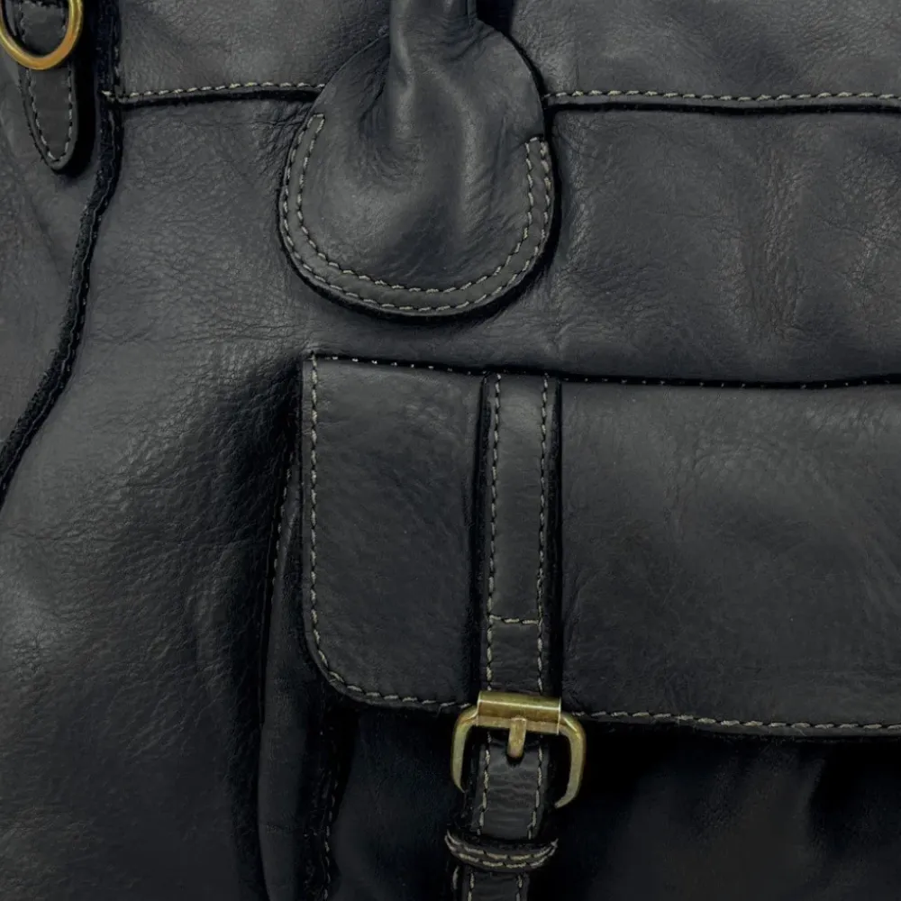 OH MY BAG Sacs En Cuir Vintage-Grand sac cabas en cuir vintage ALBUS