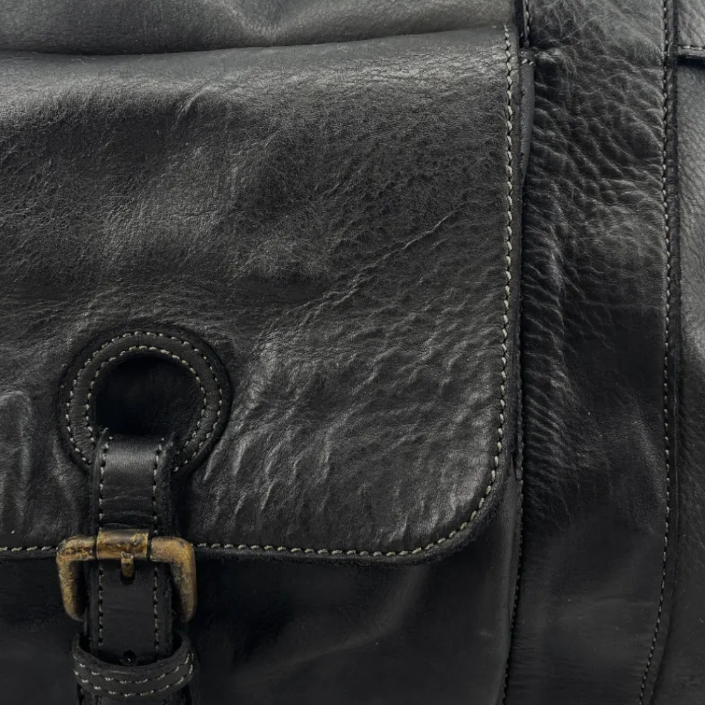 OH MY BAG Sacs En Cuir Vintage-Maxi sac cabas porté épaule en cuir vintage QUEEN M
