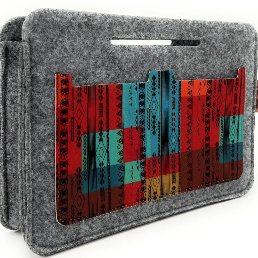 OH MY BAG Organiseurs De Sacs, Insert-Organiseur en feutrine écologique imprimée COLORADO gris clair