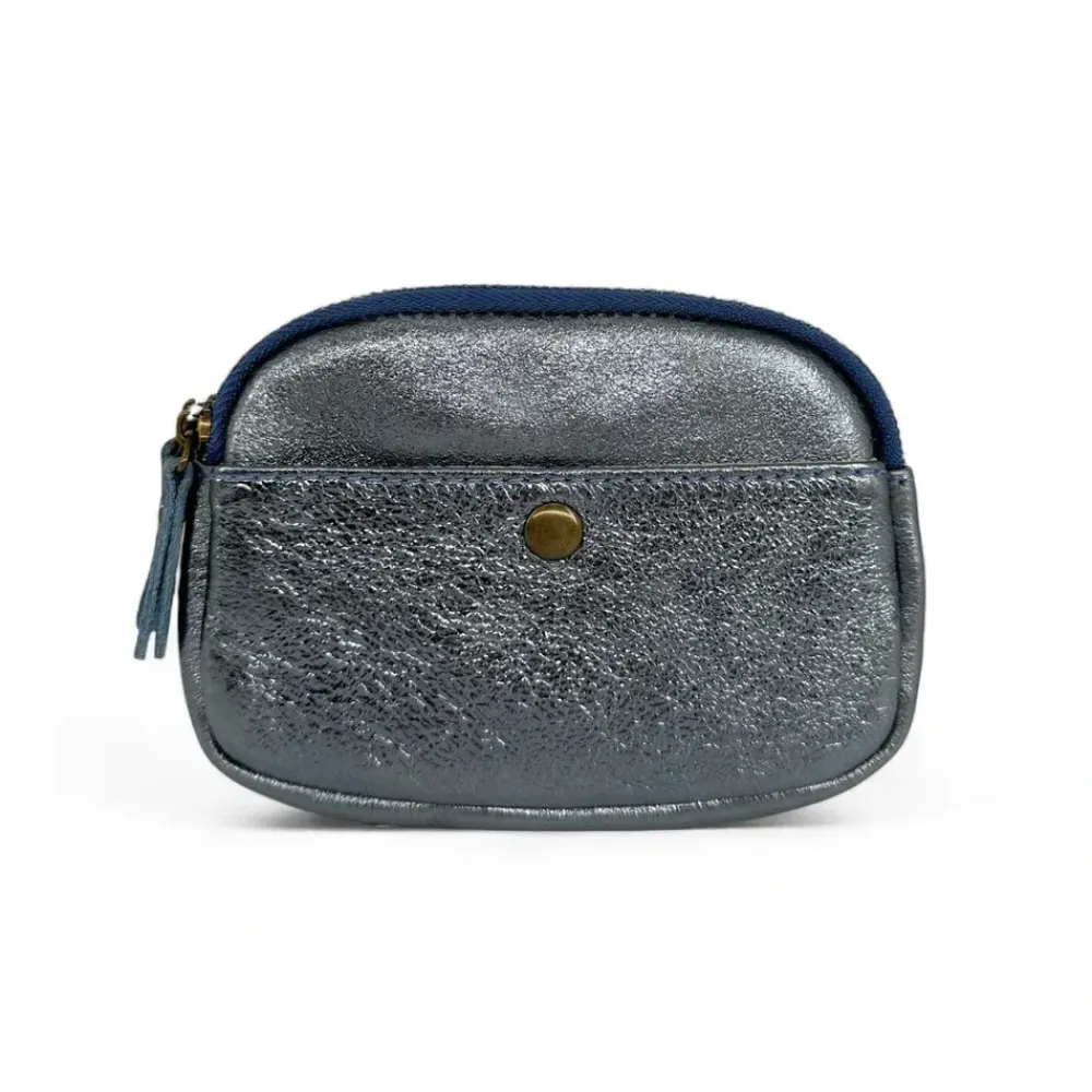 OH MY BAG Idées Cadeaux Et Autres Curiosités-Pochette porte-monnaie en cuir irisé ZIPPY