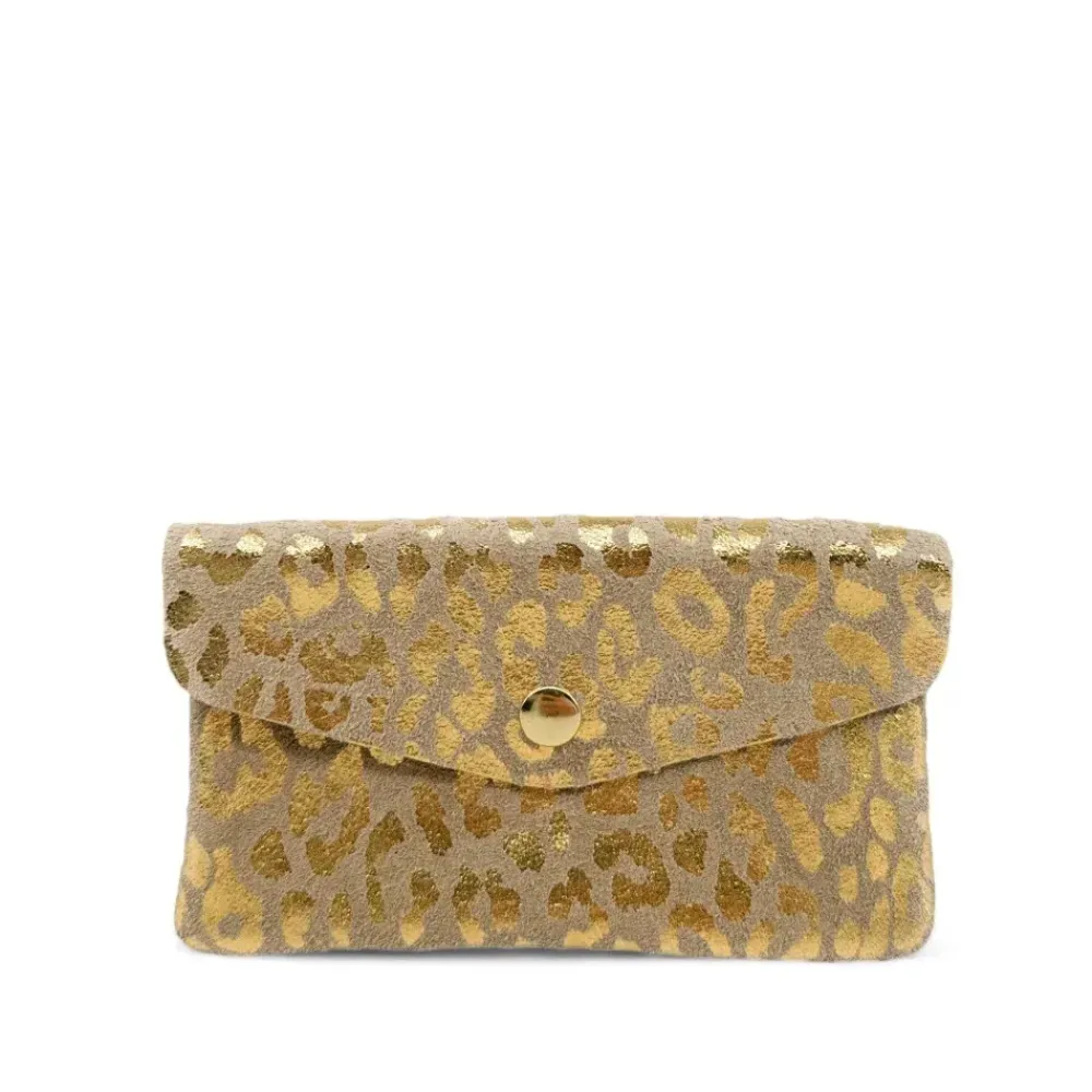 OH MY BAG Portefeuilles Et Porte-Monnaie-Pochette porte-monnaie en cuir nubuck COMBI LEO