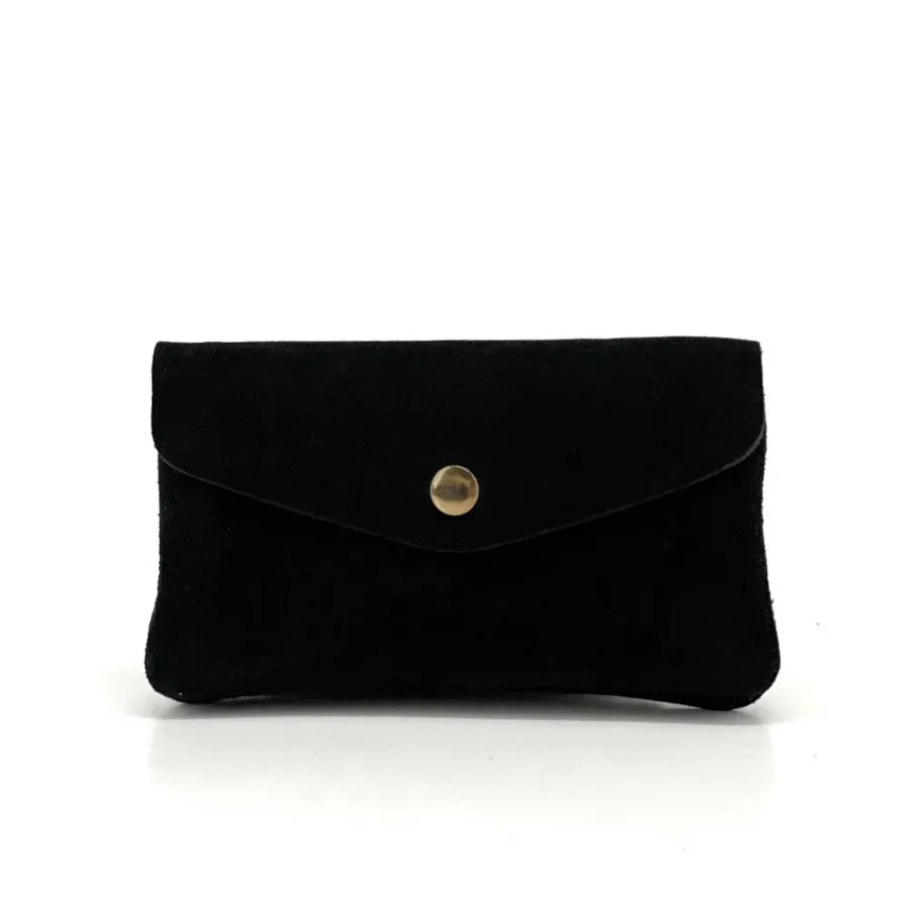 OH MY BAG Idées Cadeaux Et Autres Curiosités-Pochette porte-monnaie en cuir nubuck COMPO SUEDE