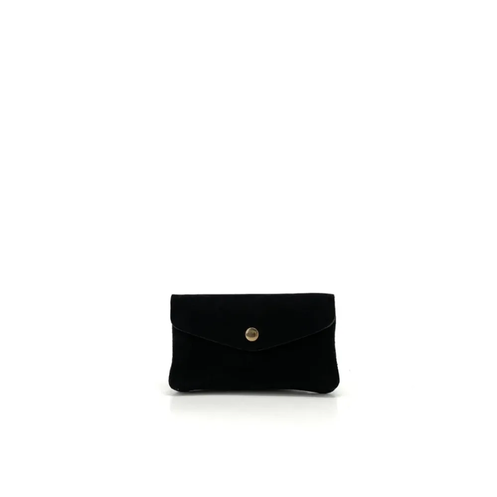 OH MY BAG Idées Cadeaux Et Autres Curiosités-Pochette porte-monnaie en cuir nubuck COMPO SUEDE