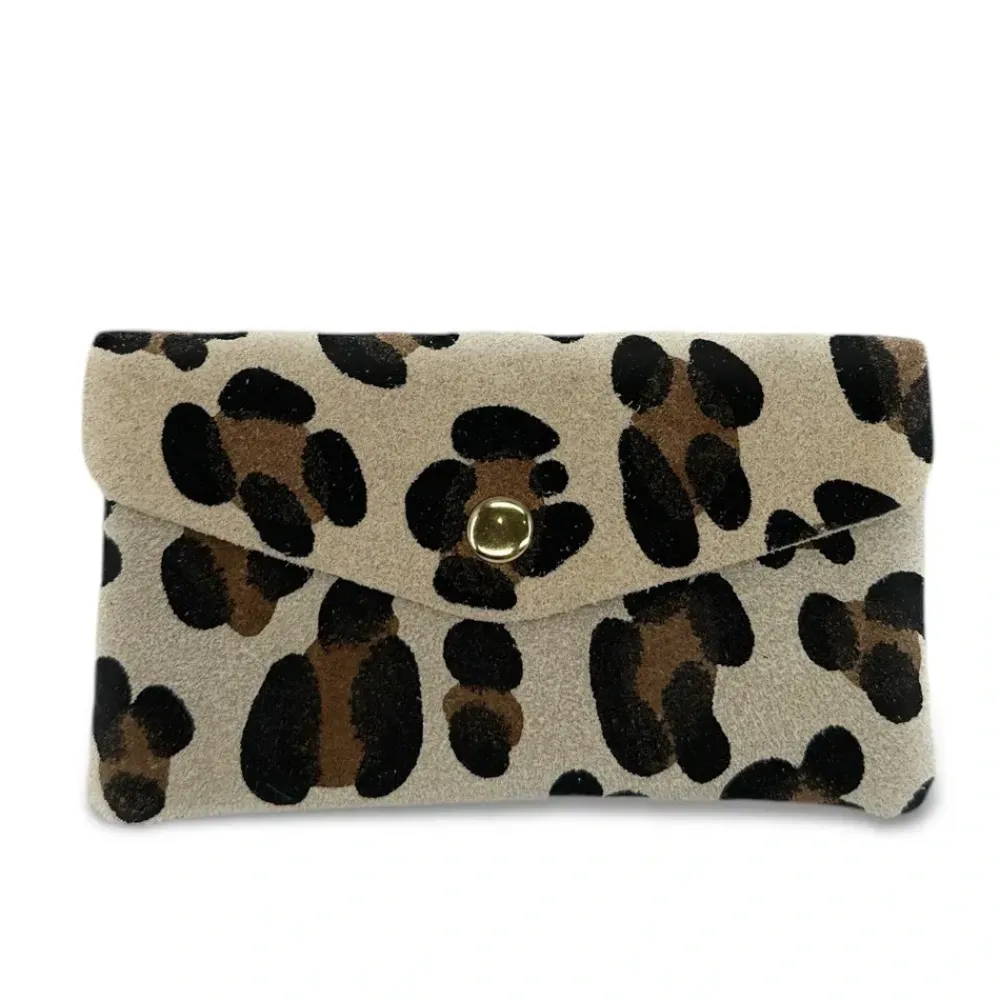 OH MY BAG Portefeuilles Et Porte-Monnaie-Pochette porte-monnaie en cuir nubuck COMPO SUEDE LEO