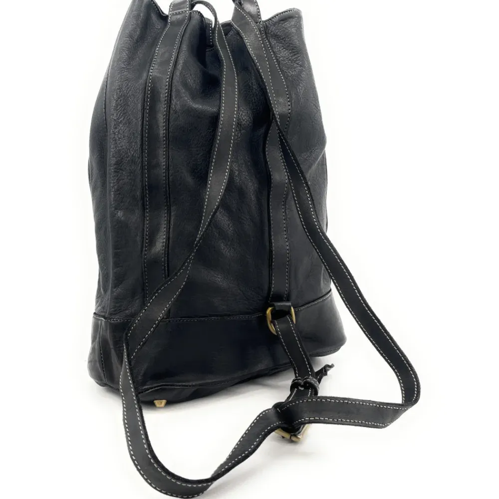 OH MY BAG Sacs En Cuir Vintage, Tannage Végétal-Sac à dos en cuir souple vintage tannage végétal HYPERION