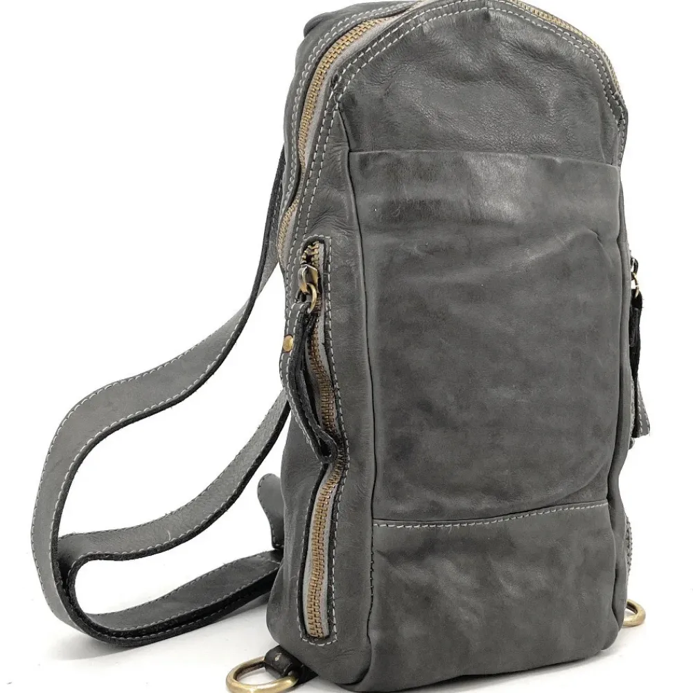 OH MY BAG Sacs En Cuir Vintage, Tannage Végétal-Sac à dos en cuir souple vintage tannage végétal LETO