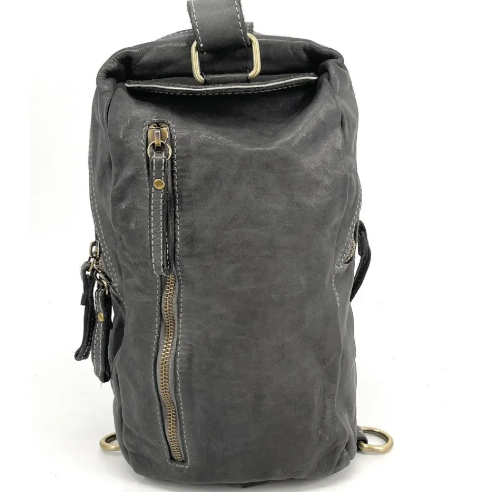 OH MY BAG Sacs En Cuir Vintage, Tannage Végétal-Sac à dos en cuir souple vintage tannage végétal LETO