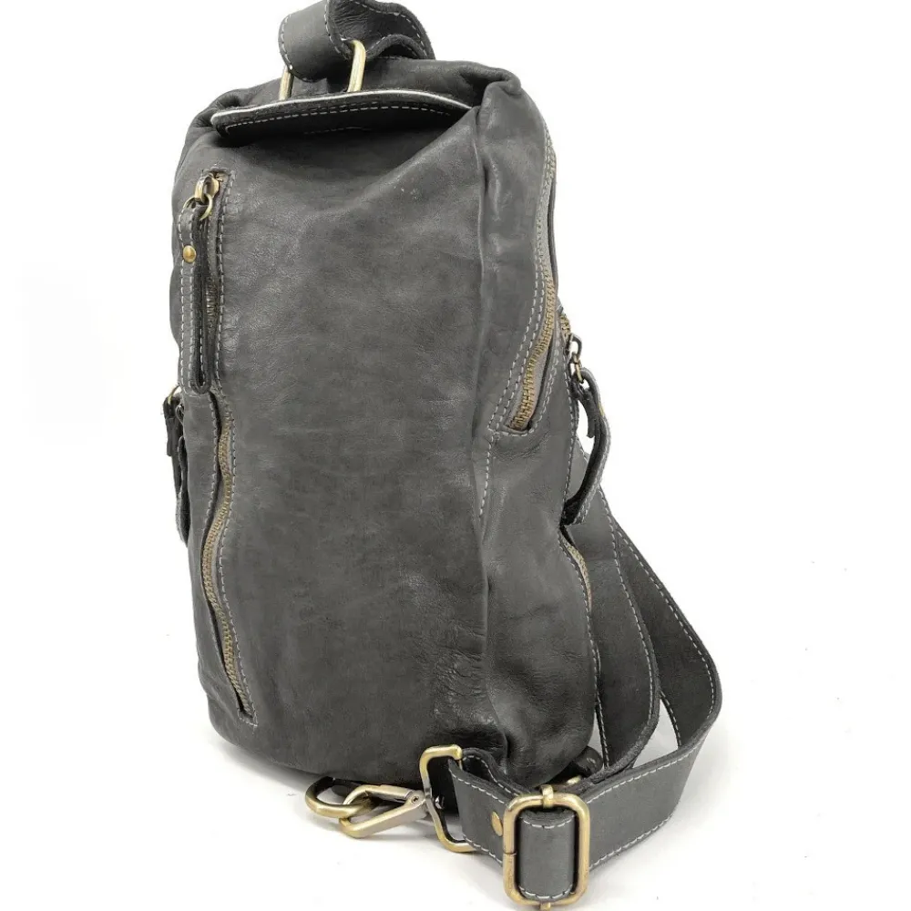 OH MY BAG Sacs En Cuir Vintage, Tannage Végétal-Sac à dos en cuir souple vintage tannage végétal LETO