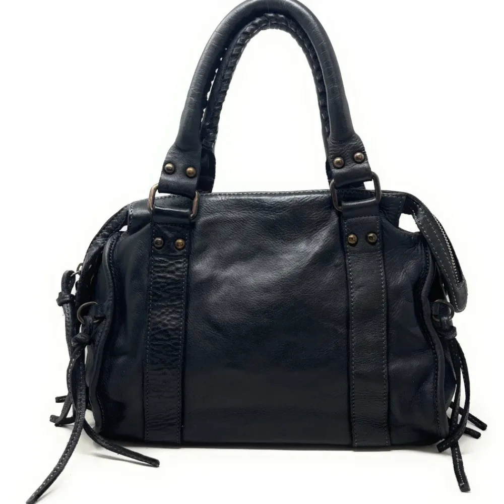 OH MY BAG Sacs En Cuir Vintage-Sac à main à bandoulière en cuir vintage MISS STORM (petit modèle)