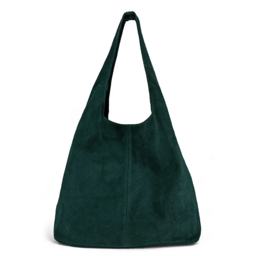 OH MY BAG Sacs En Daim, Nubuck, Suédé-Sac à main de forme HOBO en cuir nubuck EVA