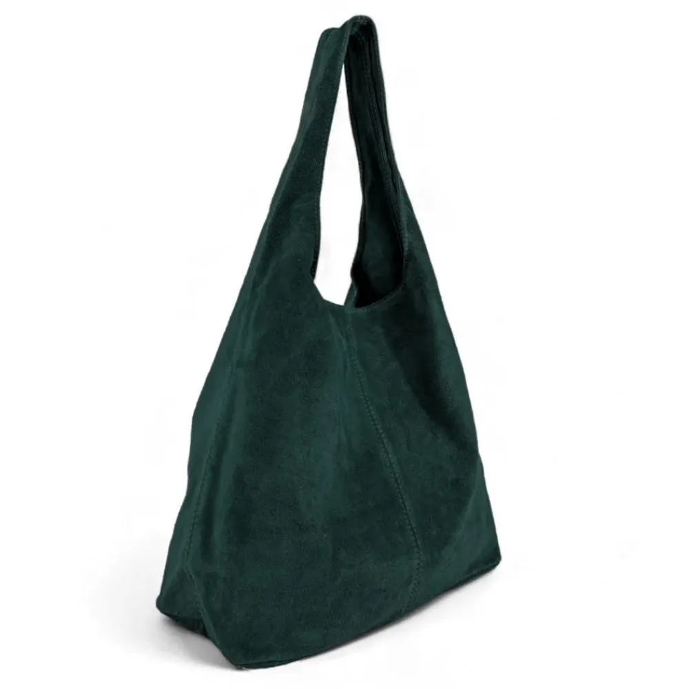 OH MY BAG Sacs En Daim, Nubuck, Suédé-Sac à main de forme HOBO en cuir nubuck EVA