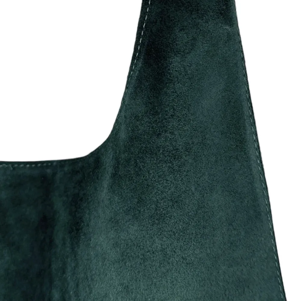 OH MY BAG Sacs En Daim, Nubuck, Suédé-Sac à main de forme HOBO en cuir nubuck EVA
