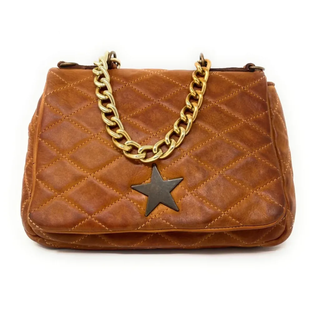 OH MY BAG Sacs En Cuir Vintage-Sac à main en cuir vintage matelassé MISS ANGELINA