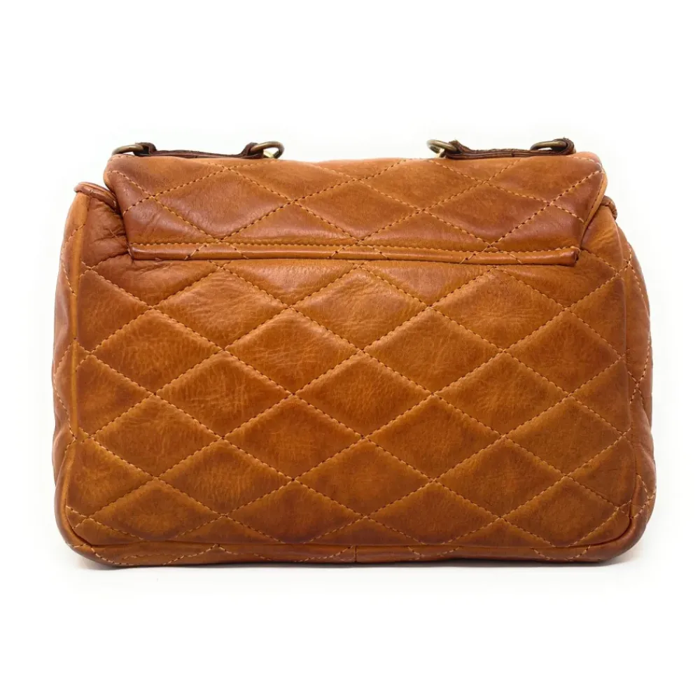OH MY BAG Sacs En Cuir Vintage-Sac à main en cuir vintage matelassé MISS ANGELINA