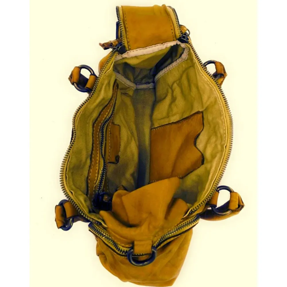 OH MY BAG Sacs Bowling, Sacs Cargo-Sac à main en cuir vintage MISS ANN