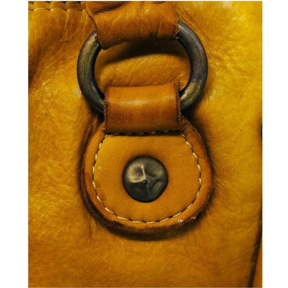 OH MY BAG Sacs Bowling, Sacs Cargo-Sac à main en cuir vintage MISS ANN
