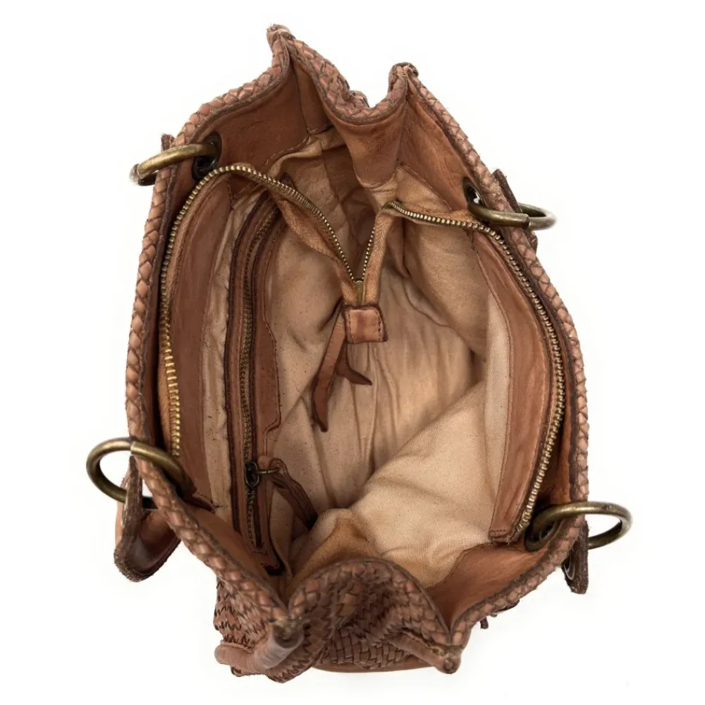 OH MY BAG Sacs En Cuir Tressé-Sac à main en cuir vintage MISS CLEO