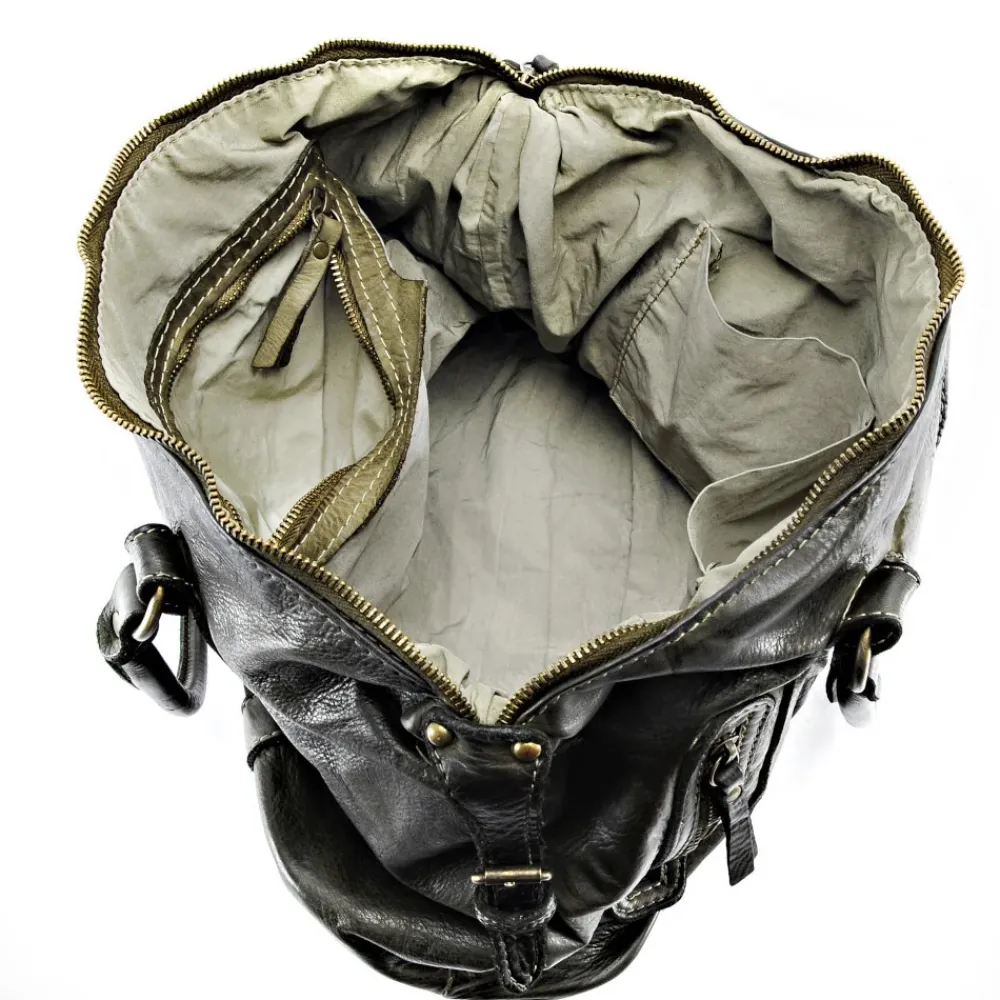 OH MY BAG Sacs De Rentrée, Bureau, Cours-Sac à main en cuir vintage MISS MY noir
