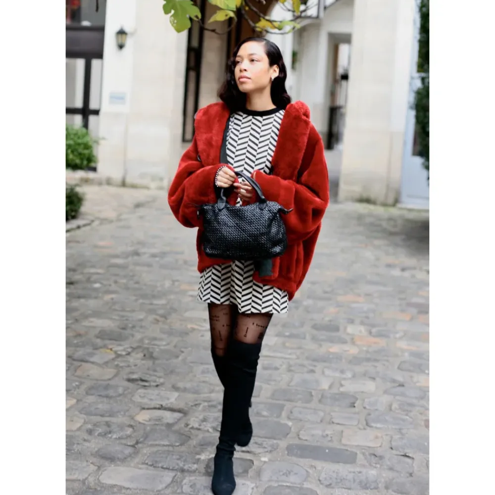 OH MY BAG Sacs En Cuir Vintage-Sac à main en cuir vintage MISS ROSE