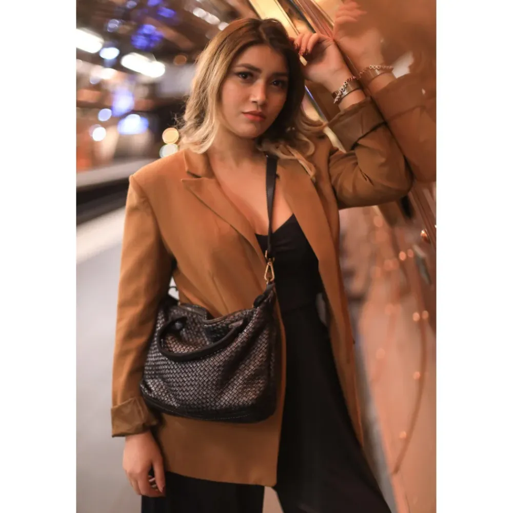 OH MY BAG Sacs En Cuir Vintage-Sac à main en cuir vintage MISS ROSE