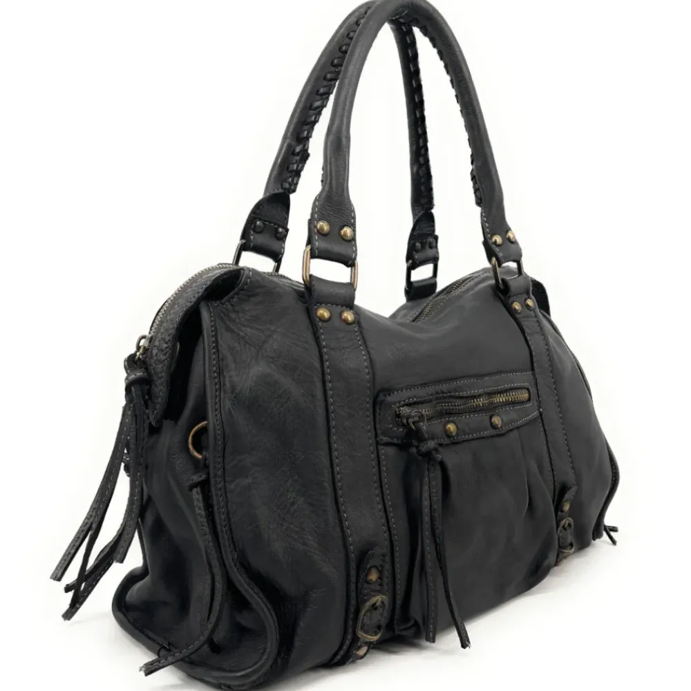 OH MY BAG Sacs En Cuir Vintage-Sac à main en cuir vintage MISS STORM