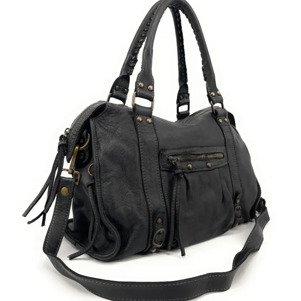 OH MY BAG Sacs En Cuir Vintage-Sac à main en cuir vintage MISS STORM