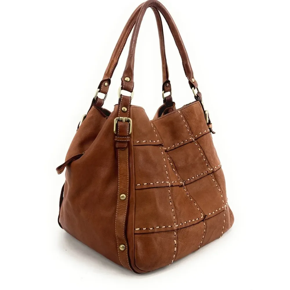 OH MY BAG Sacs En Cuir Vintage-Sac à main en cuir vintage SHELLEY