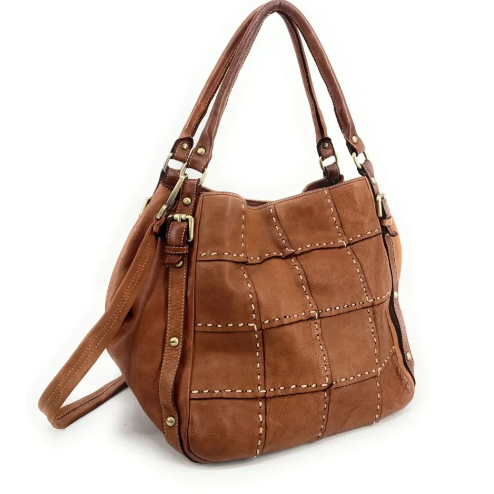 OH MY BAG Sacs En Cuir Vintage-Sac à main en cuir vintage SHELLEY