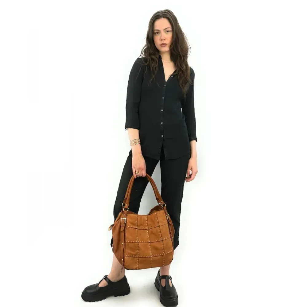 OH MY BAG Sacs En Cuir Vintage-Sac à main en cuir vintage SHELLEY