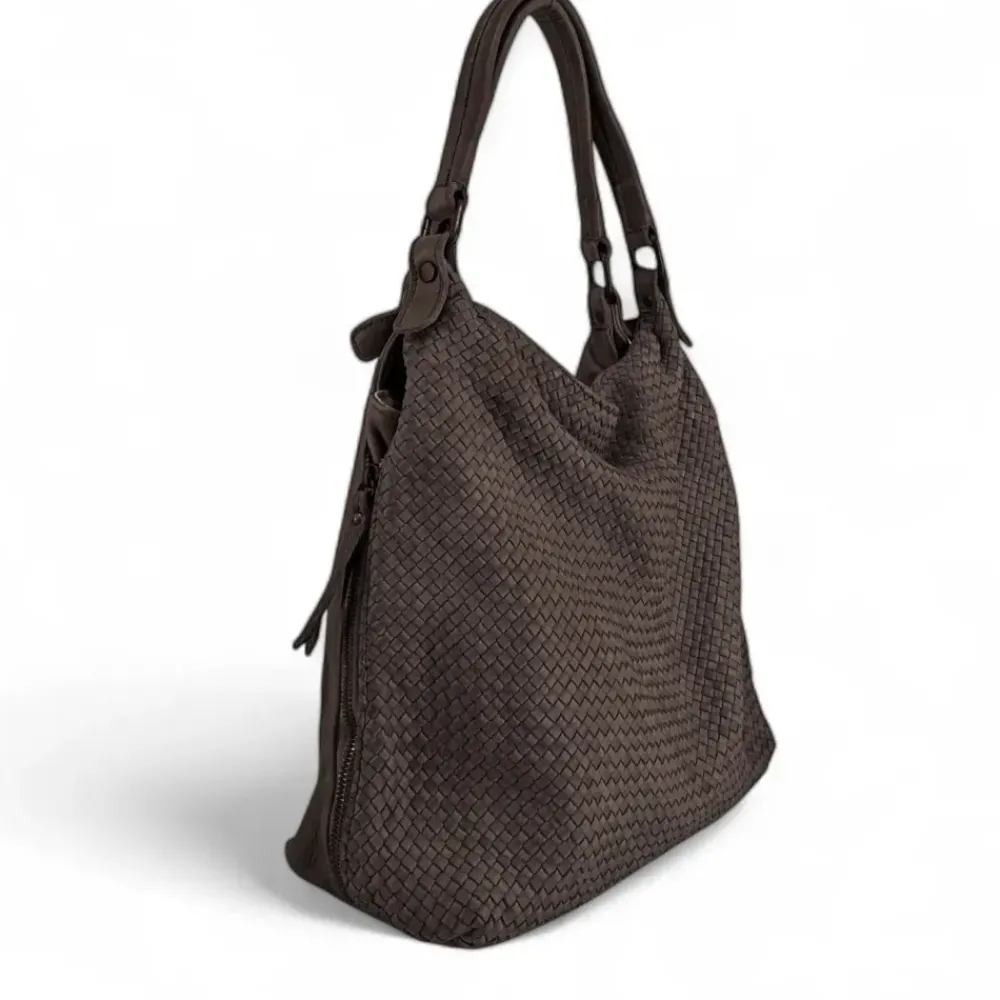 OH MY BAG Sacs En Cuir Tressé-Sac à main en cuir vintage tressé BRISBANE