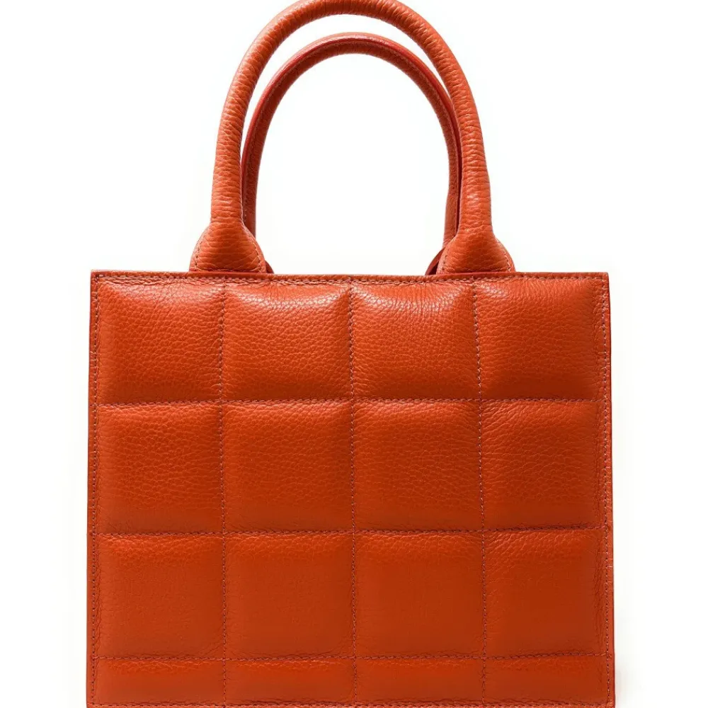 OH MY BAG Sacs En Cuir Grainé-Sac à main tote book en cuir grainé matelassé RIVE GAUCHE