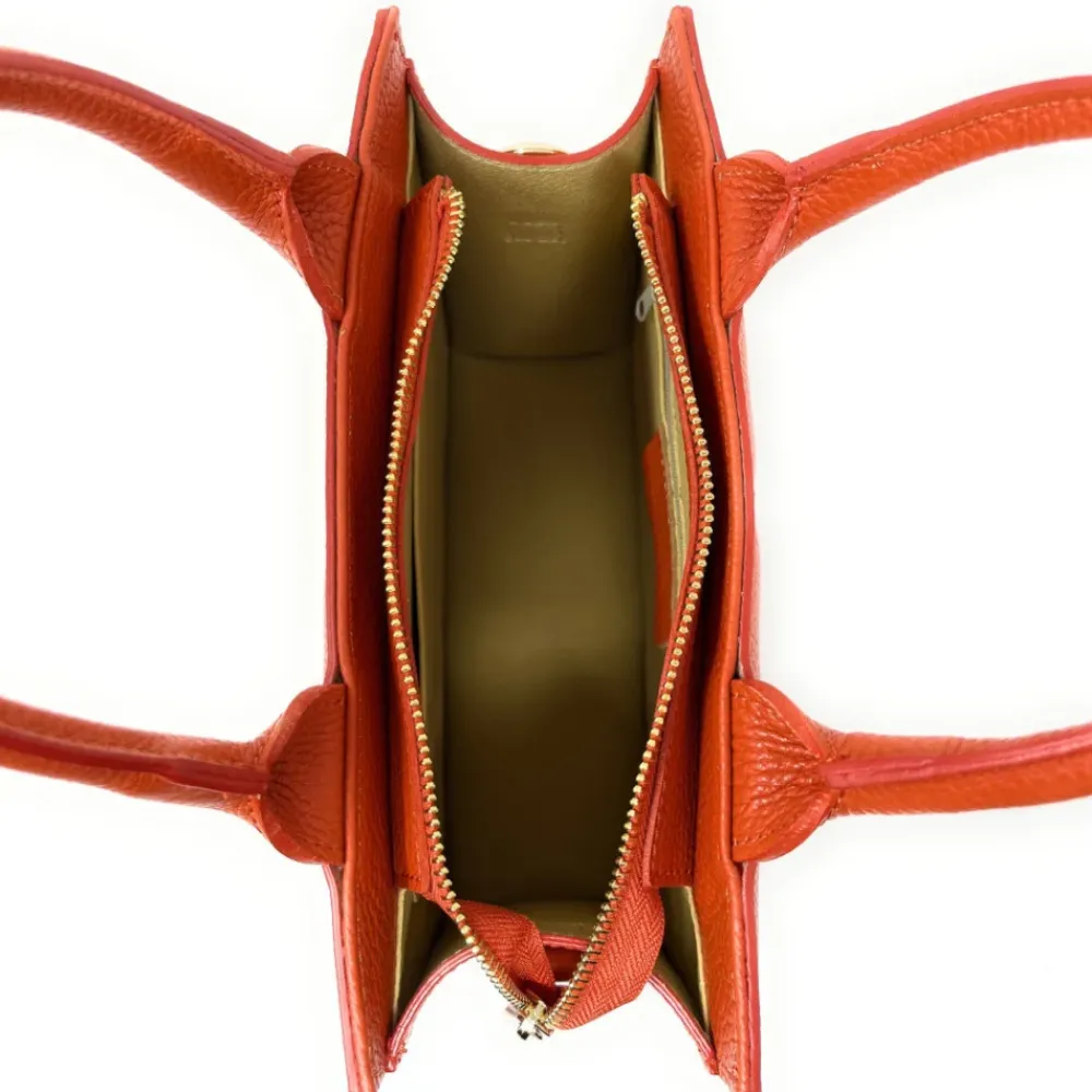 OH MY BAG Sacs En Cuir Grainé-Sac à main tote book en cuir grainé matelassé RIVE GAUCHE