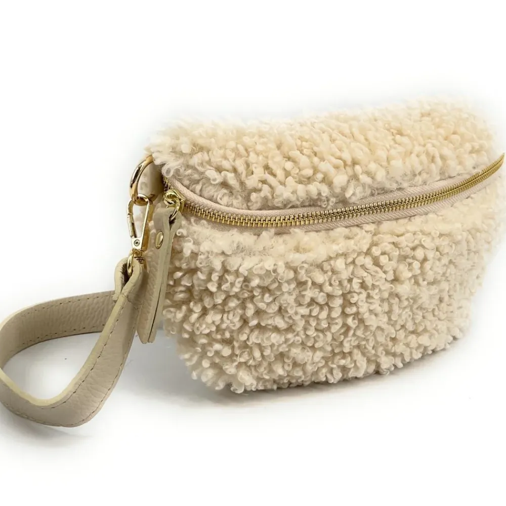 OH MY BAG Sacs En Peluche, Fausse Fourrure-Sac banane en cuir et peluche LOU PILOU