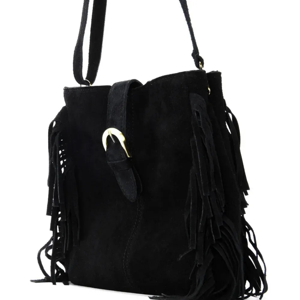 OH MY BAG Sacs En Daim, Nubuck, Suédé-Sac bandoulière en cuir nubuck CHEYENNE