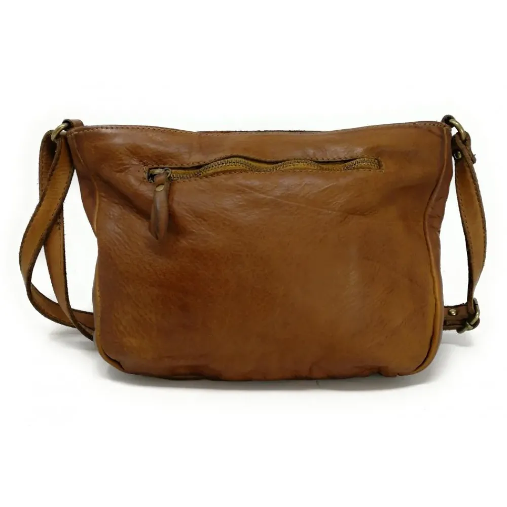 OH MY BAG Sacs En Cuir Tressé-Sac bandoulière en cuir vintage MISS AGATHE