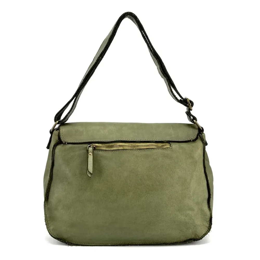 OH MY BAG Sacs Besaces, Messagers-Sac besace à bandoulière en cuir vintage DAKOTA