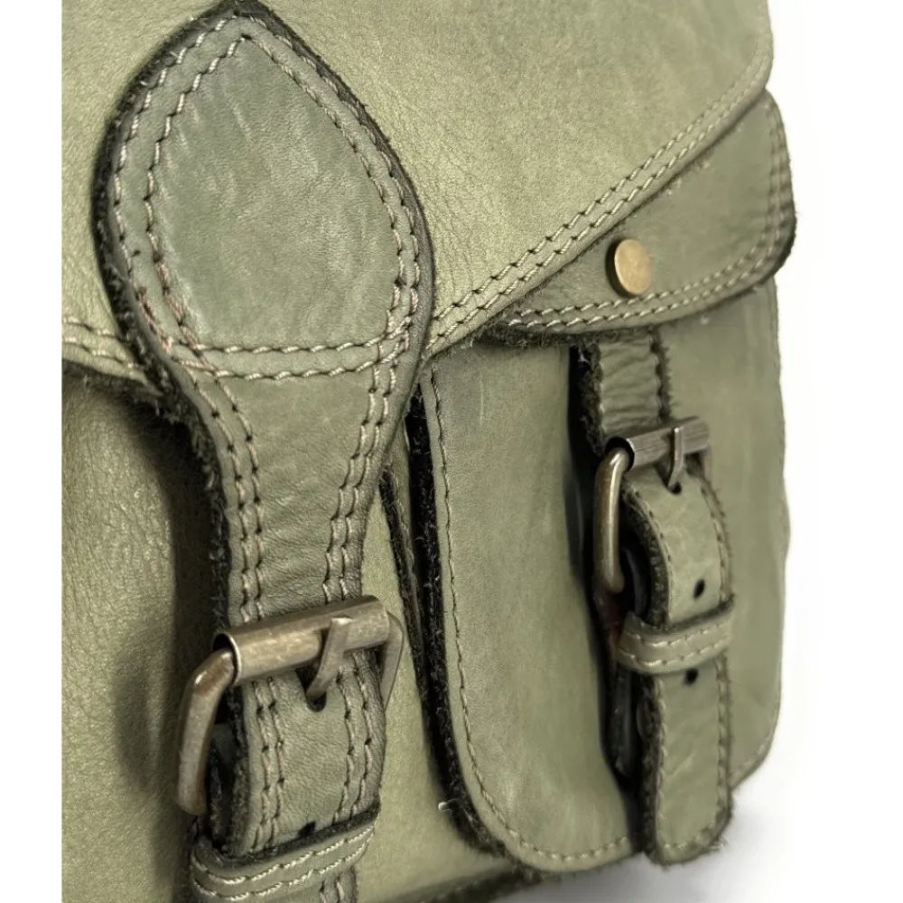 OH MY BAG Sacs Besaces, Messagers-Sac besace à bandoulière en cuir vintage DAKOTA