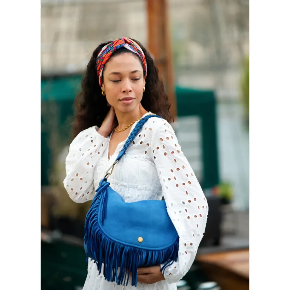 OH MY BAG Sacs En Cuir Vintage-Sac besace à franges en cuir vintage MISS NAYA