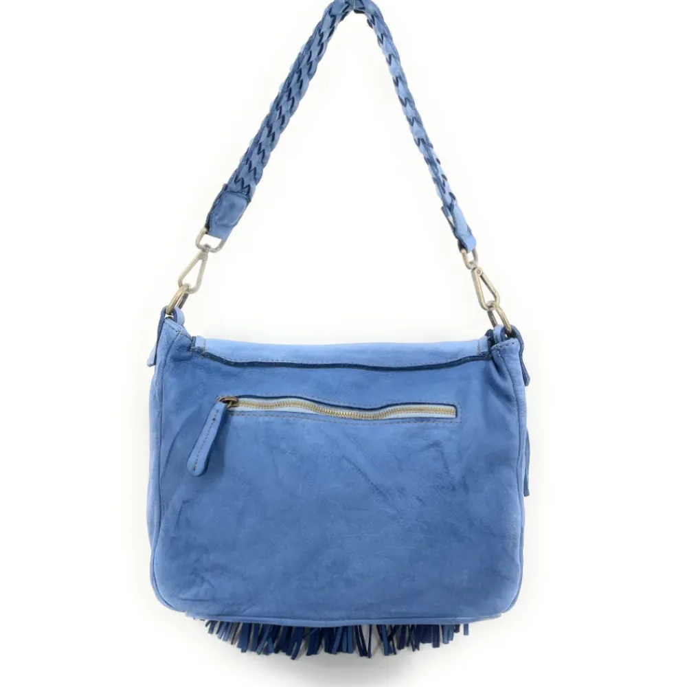 OH MY BAG Sacs En Cuir Vintage-Sac besace à franges en cuir vintage MISS NAYA
