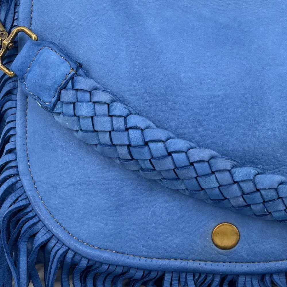 OH MY BAG Sacs En Cuir Vintage-Sac besace à franges en cuir vintage MISS NAYA