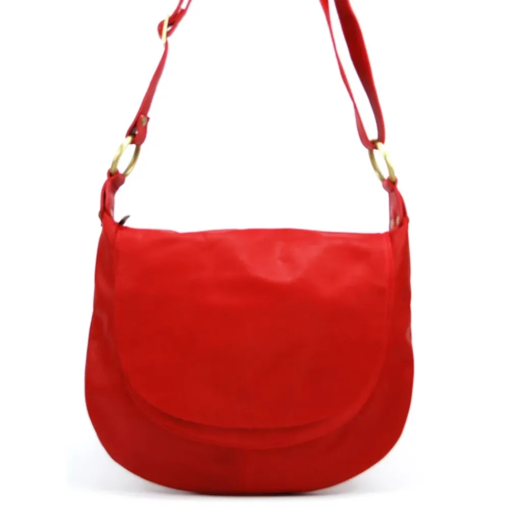 OH MY BAG Sacs En Cuir Lisse-Sac besace en cuir lisse LITTLE PERLA