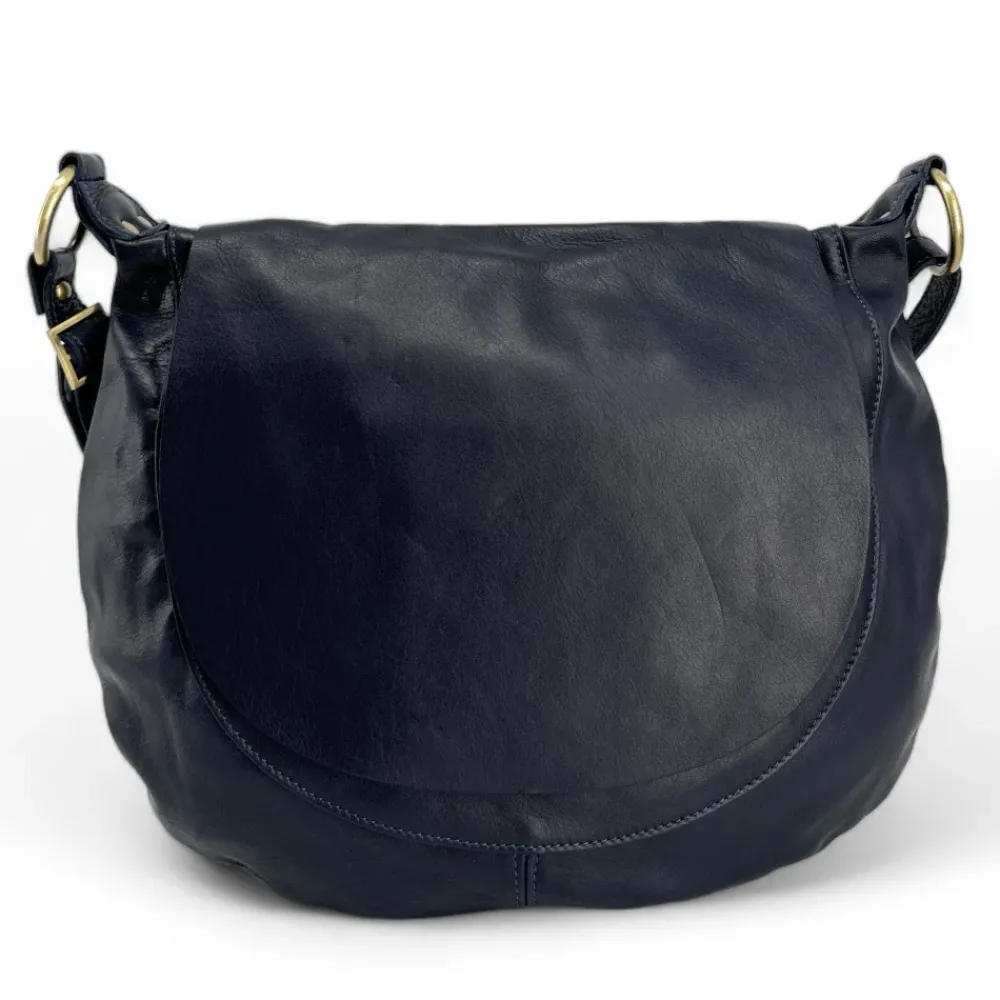 OH MY BAG Sacs En Cuir Lisse-Sac besace en cuir lisse PERLA