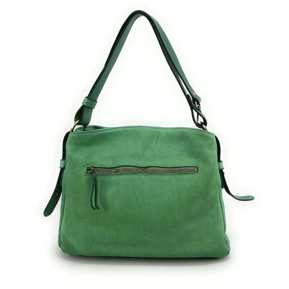 OH MY BAG Sacs En Cuir Vintage, Tannage Végétal-Sac besace en cuir vintage à tannage végétal ANAITIS
