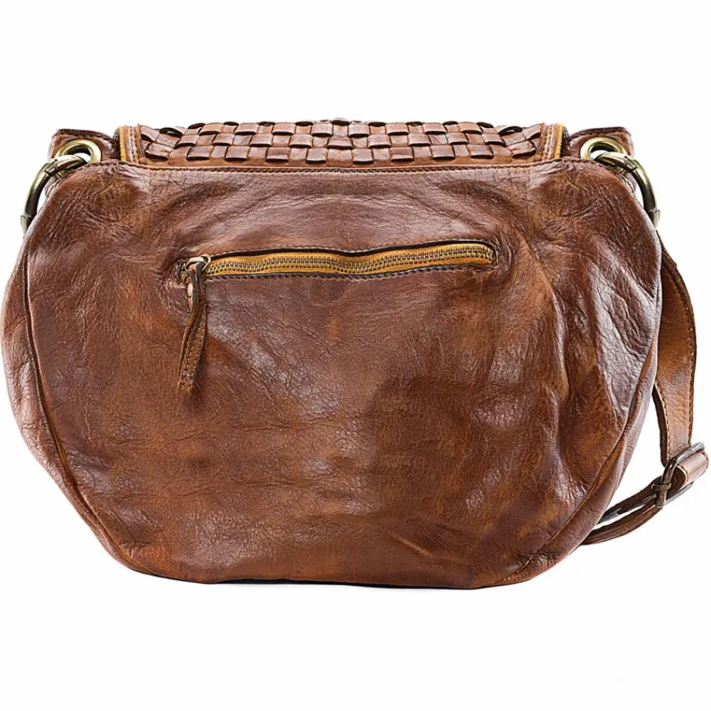 OH MY BAG Sacs En Cuir Tressé-Sac besace en cuir vintage MISS BAYE