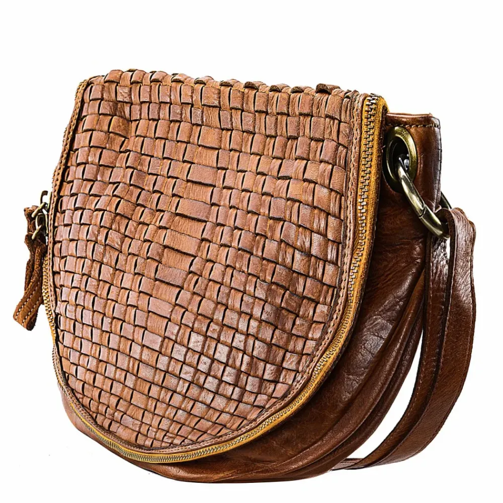 OH MY BAG Sacs En Cuir Tressé-Sac besace en cuir vintage MISS BAYE