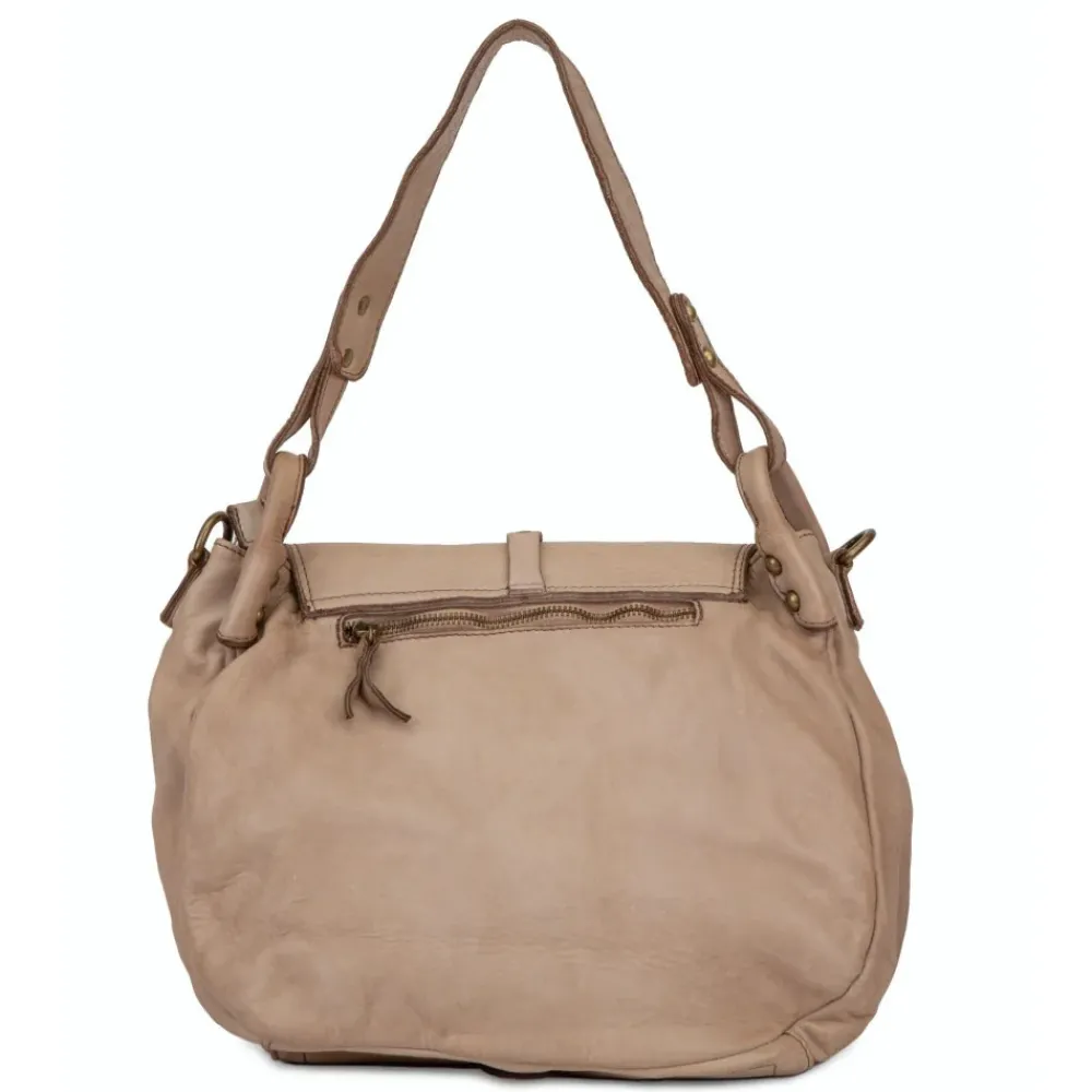 OH MY BAG Sacs En Cuir Vintage-Sac besace porté épaule en cuir vintage MISS HAGEN