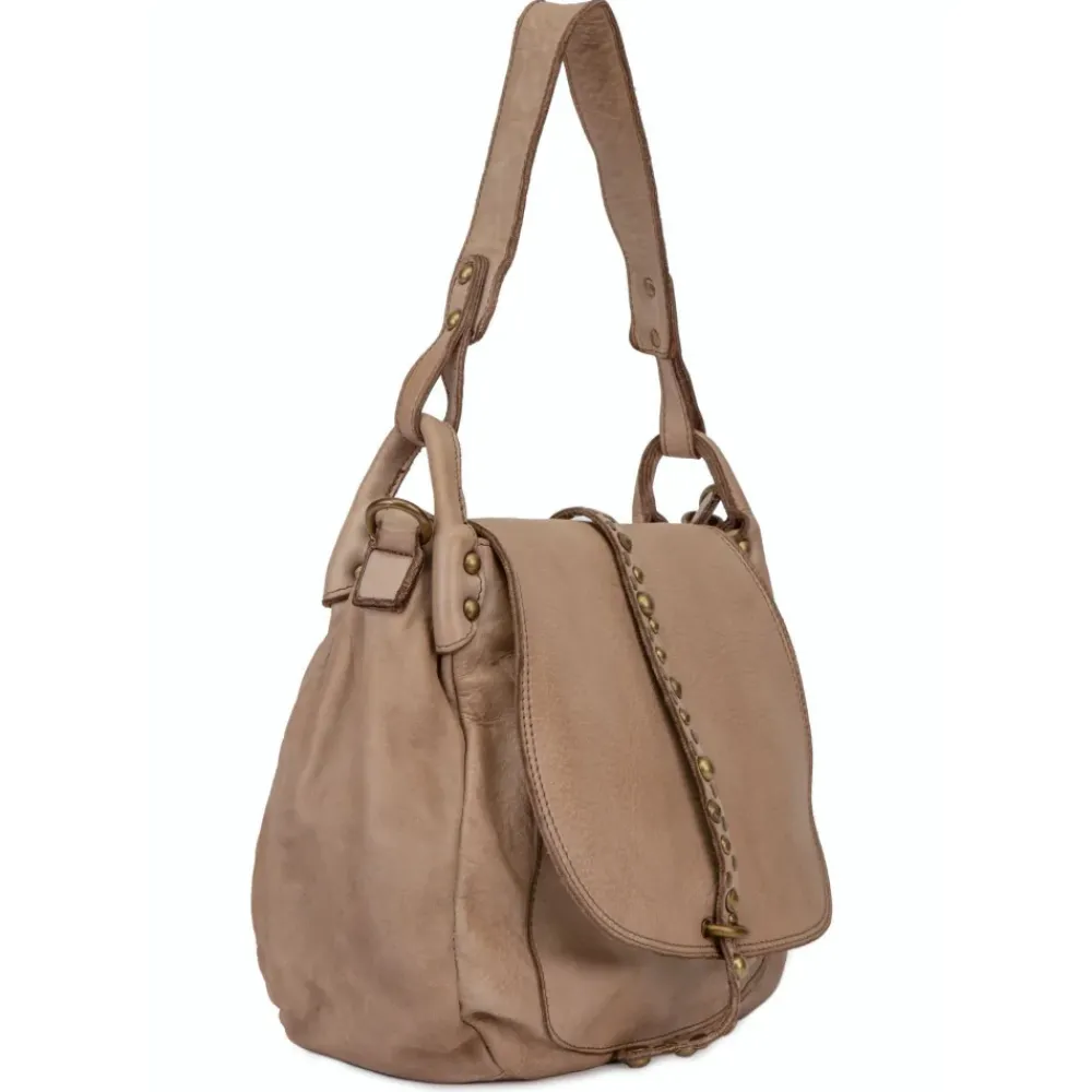 OH MY BAG Sacs En Cuir Vintage-Sac besace porté épaule en cuir vintage MISS HAGEN