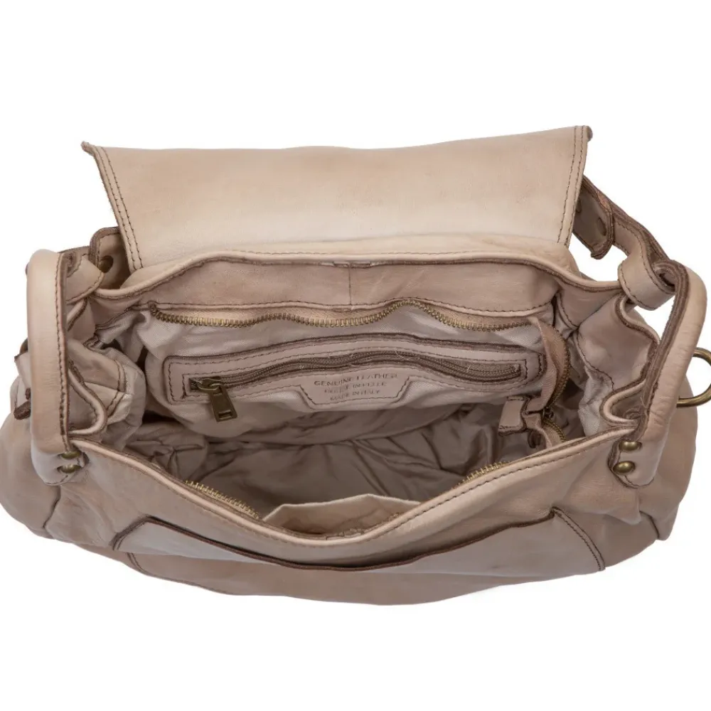 OH MY BAG Sacs En Cuir Vintage-Sac besace porté épaule en cuir vintage MISS HAGEN